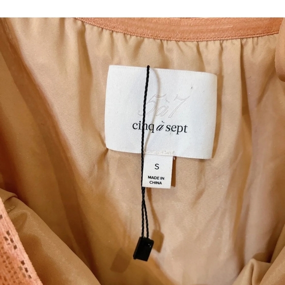 Cinq a sept lace off the shoulder top - Picture 3 of 6